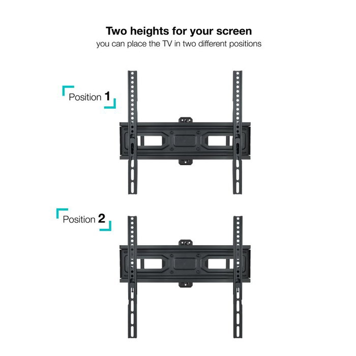 TooQ Soporte de Pared Giratorio e Inclinable para Pantallas 32-70 pulgadas LP7846TN-B